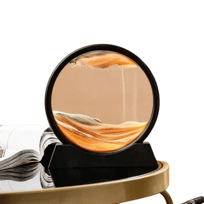 Verthara 3D Hourglass Quicksand Moving Sand Yellow