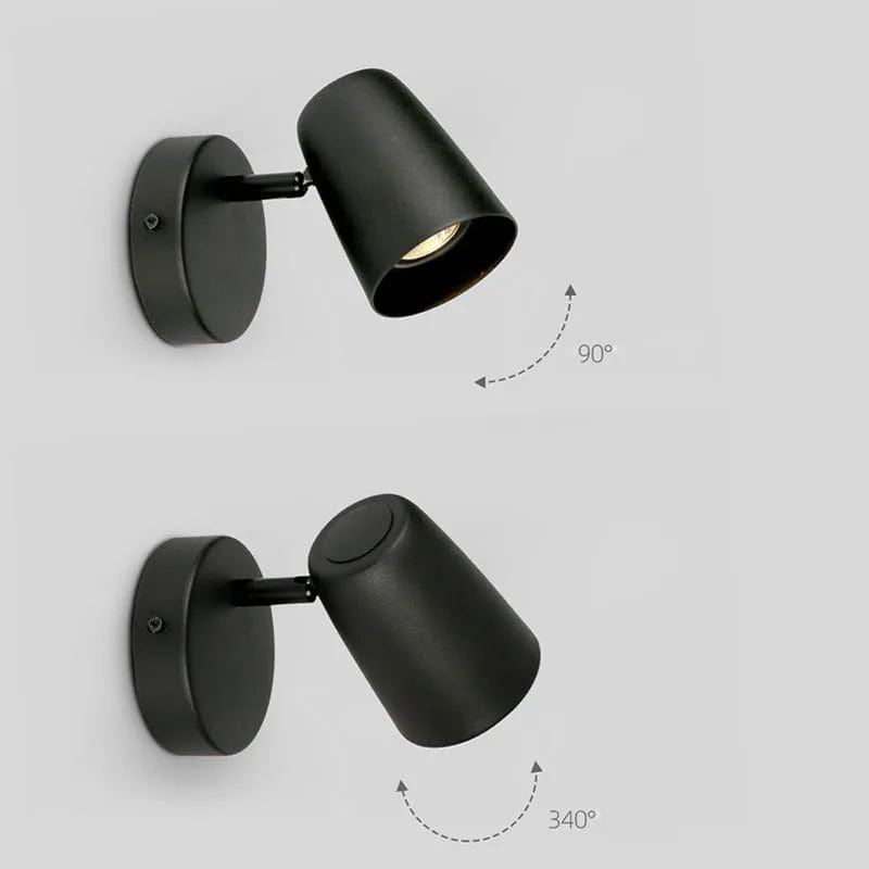 Verthara 5W LED Wall Light - Adjustable Mount - Folding Rotation - Warm/Cool White - Aluminium Body - Modern Design