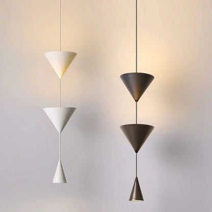 Verthara Black Cone Pendant Light Fixture for Kitchen and Bedroom – Industrial Hanging Lights, 17W Energy Efficient Design