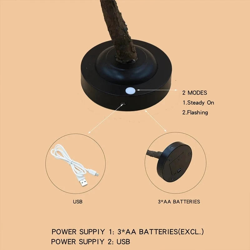 Verthara Bonsai Tree LED Desk Lamp