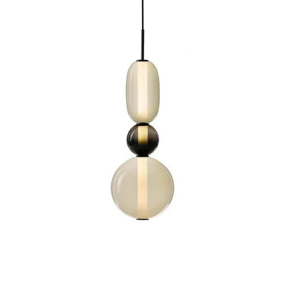Verthara Colorful Glass Pendant Lamp – Italian Design Chandelier for Stylish Indoor Lighting A2-3heads / Neutral light