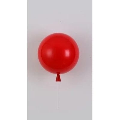 Verthara Colorful LED Ceiling Light Fixture for Kids' Rooms – Energy-Efficient Balloon Design, Eye-Safe Illumination Red / Dia30cm