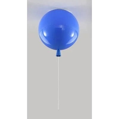 Verthara Colorful LED Ceiling Light Fixture for Kids' Rooms – Energy-Efficient Balloon Design, Eye-Safe Illumination Blue / Dia30cm