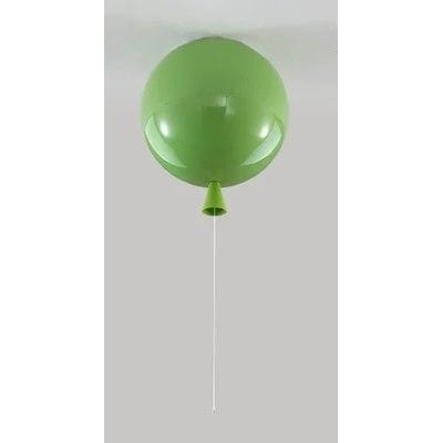 Verthara Colorful LED Ceiling Light Fixture for Kids' Rooms – Energy-Efficient Balloon Design, Eye-Safe Illumination Green / Dia30cm
