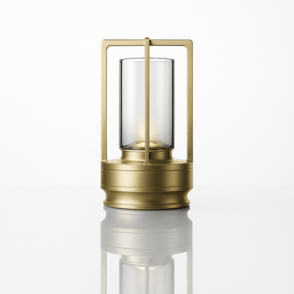 Verthara Crystal Touch Rechargable Table Lamp Gold