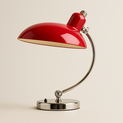 Verthara Denmark Table Lamp - Vintage Bauhaus Design Red / Three color dimming