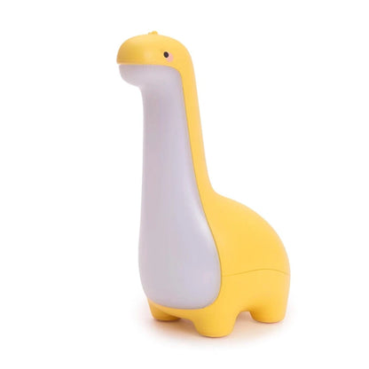 Verthara Dinosaur Night Light with Adjustable Brightness and Timer – USB Rechargeable Kids Night Lamp for Soothing Bedtime Glow Yellow