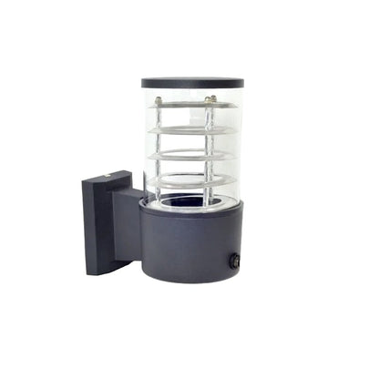 Verthara E27 LED Outdoor Wall Lamp, Waterproof Glass and Aluminum Up Down Glow Sconce for Garden, Balcony, Modern Exterior Wall Lights B-1 head no sensor / Cold White