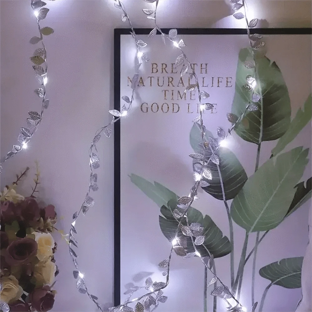 Verthara Gold Leaf LED String Lights