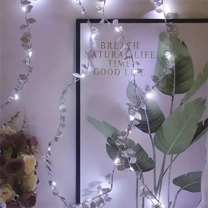 Verthara Gold Leaf LED String Lights