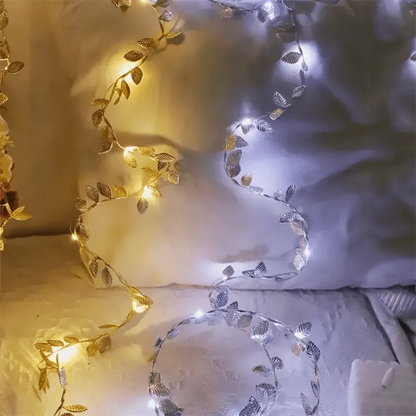 Verthara Gold Leaf LED String Lights