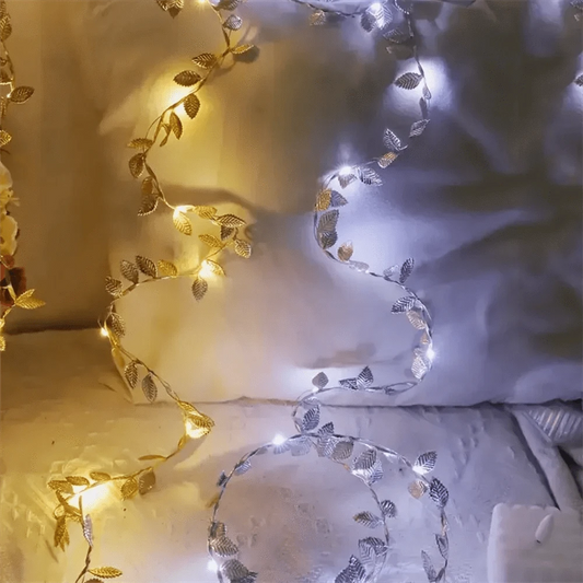 Verthara Gold Leaf LED String Lights