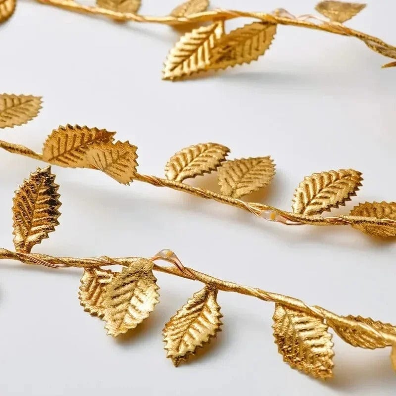 Verthara Gold Leaf LED String Lights