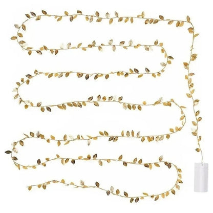 Verthara Gold Leaf LED String Lights