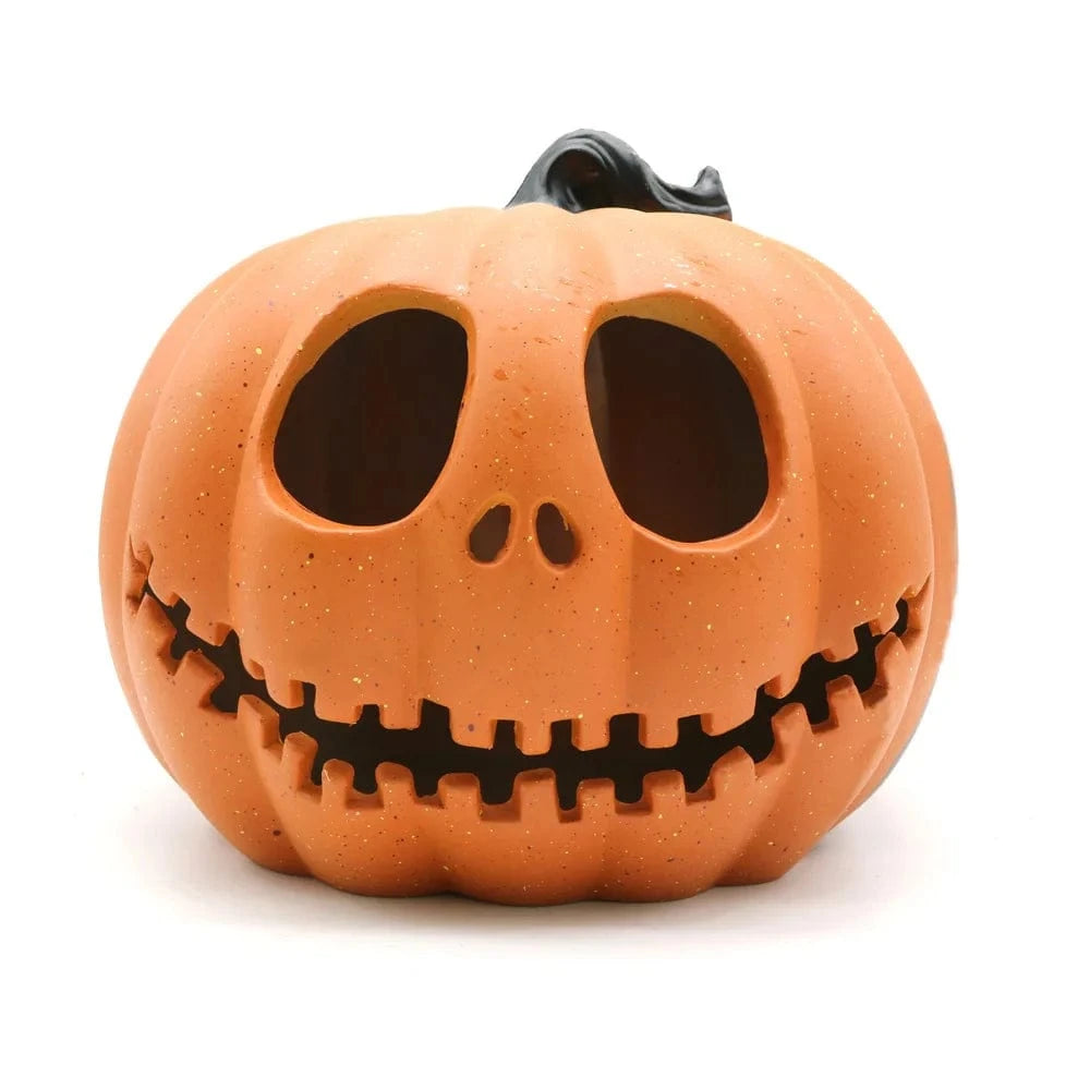 Verthara Halloween Pumpkin LED Lantern Light – 23cm Decorative Jack-o-Lantern for Indoor and Outdoor Halloween Decorations Default