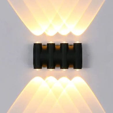 Verthara IP68 Waterproof LED Outdoor Wall Lantern – Durable Aluminum Exterior Wall Light for Garden and Porch, Versatile Size Options Warm White / 8W