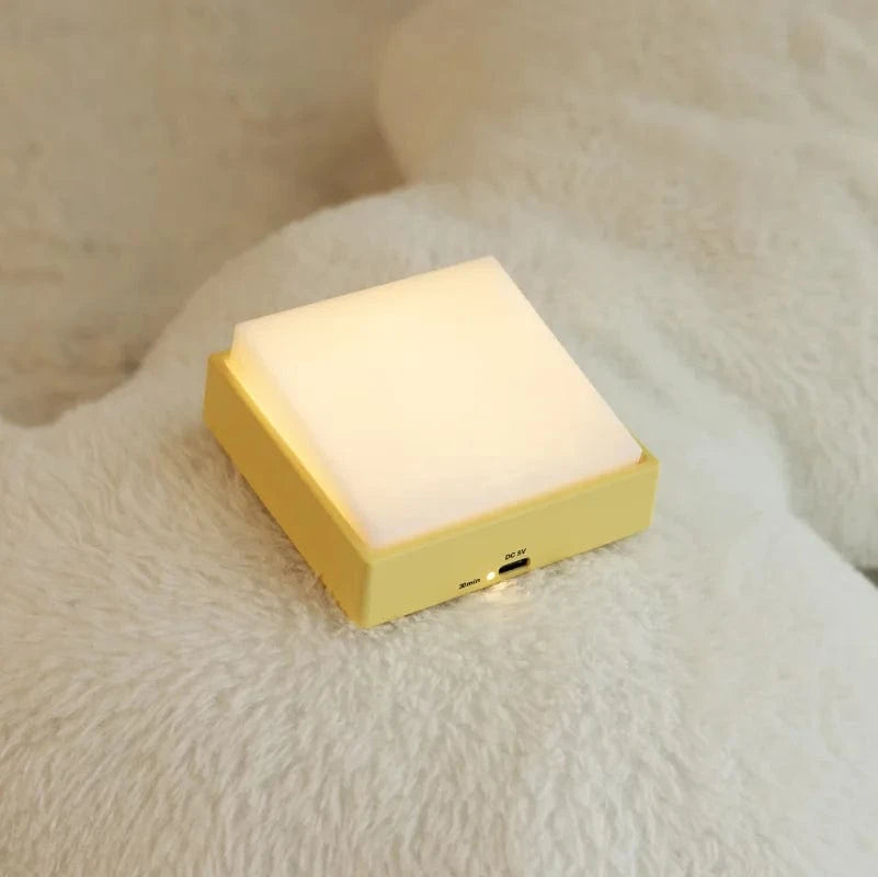 Verthara LED Bedside Table Lamp with Magnetic Attraction – Modern Nightstand Lamp for Bedroom, Warm White Glow, USB Rechargeable