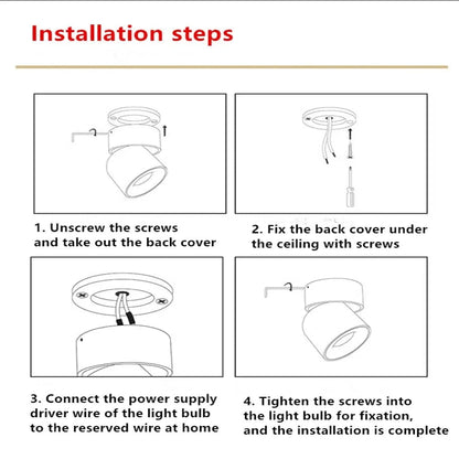 Verthara LED Ceiling Spotlights Macaron