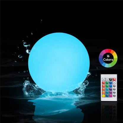 Verthara LED Floating Pool Light with Remote Control – 16 Colors, Waterproof Pool Lamp for Outdoor Events and Swimming Pool Decor 1 Lights 1 Remote