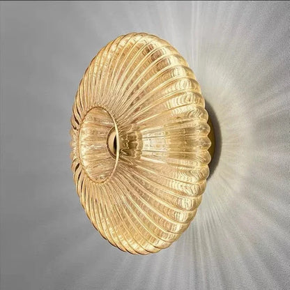 Verthara LED Glass Wall Sconce Cognac / Warm white