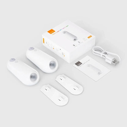 Verthara LED Motion Sensor Toilet Light with 8 Color Options – USB Rechargeable Commode Light for Nighttime Use 2 Pcs