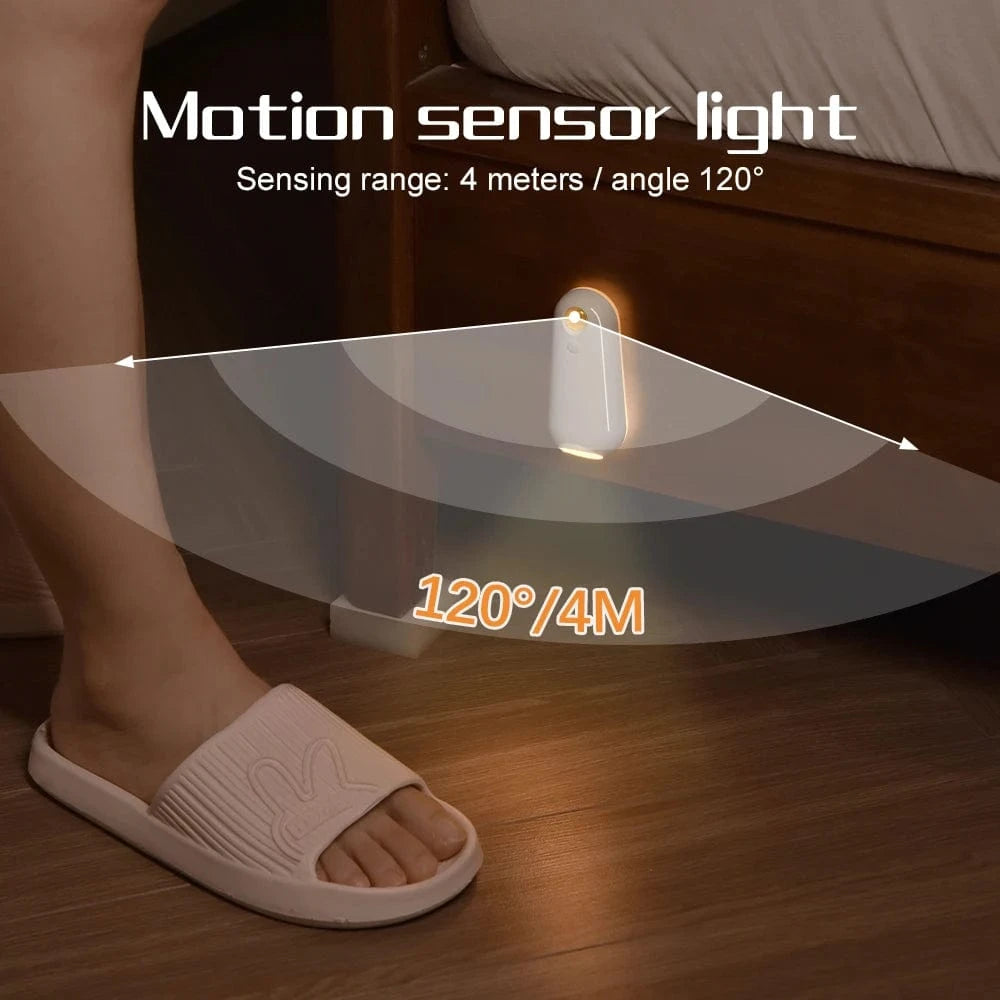 Verthara LED Motion Sensor Toilet Light with 8 Color Options – USB Rechargeable Commode Light for Nighttime Use