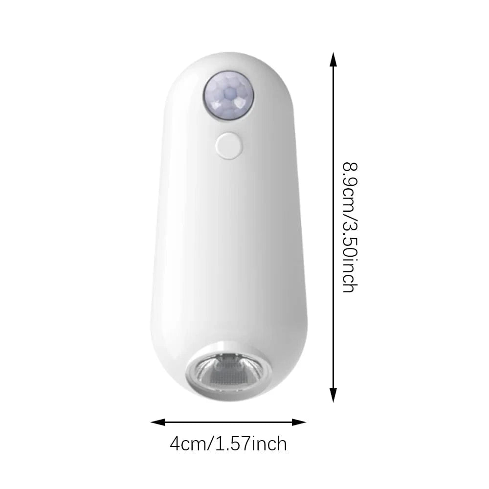 Verthara LED Motion Sensor Toilet Light with 8 Color Options – USB Rechargeable Commode Light for Nighttime Use
