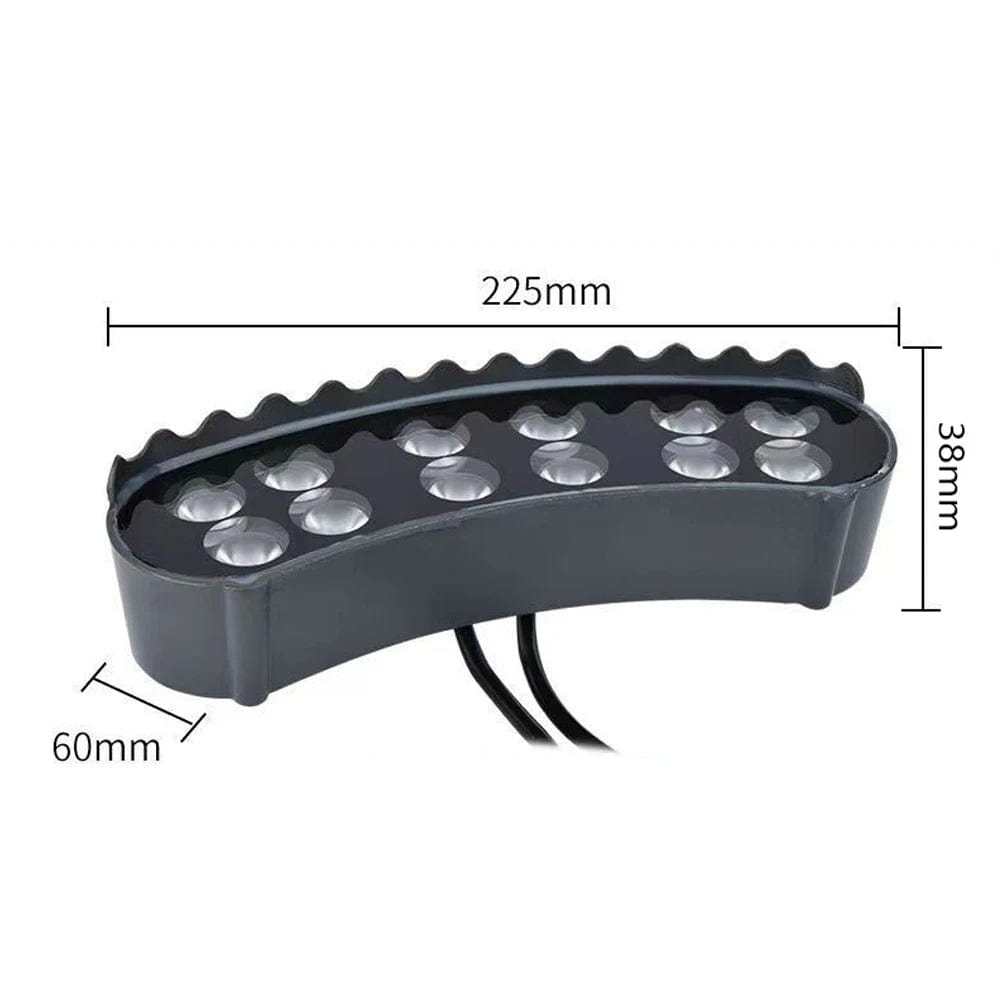 Verthara LED Outdoor Spotlight With Spike Mount – IP65 Rated - RGB - Aluminium - Garden Landscape Lighting - 12W - Durable and Weatherproof