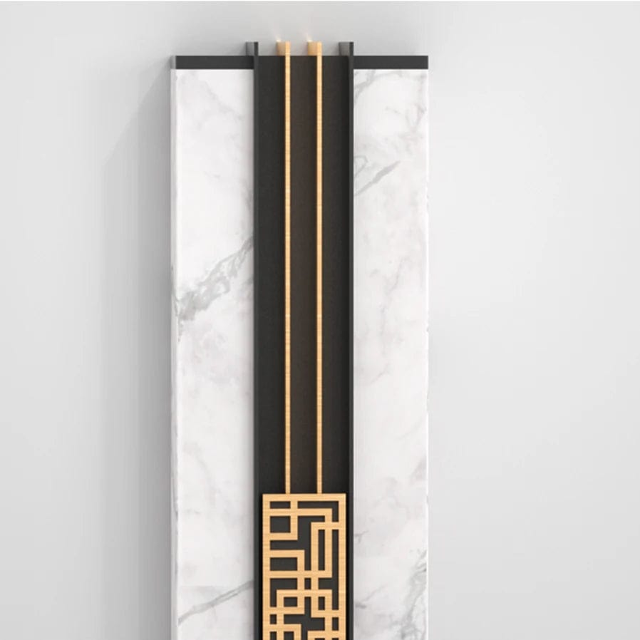 Verthara LED Outdoor Wall Light - IP65 Waterproof - Adjustable Size - Marble Design - Warm/Cool White - Stainless Steel - Modern Exterior Wall Lights