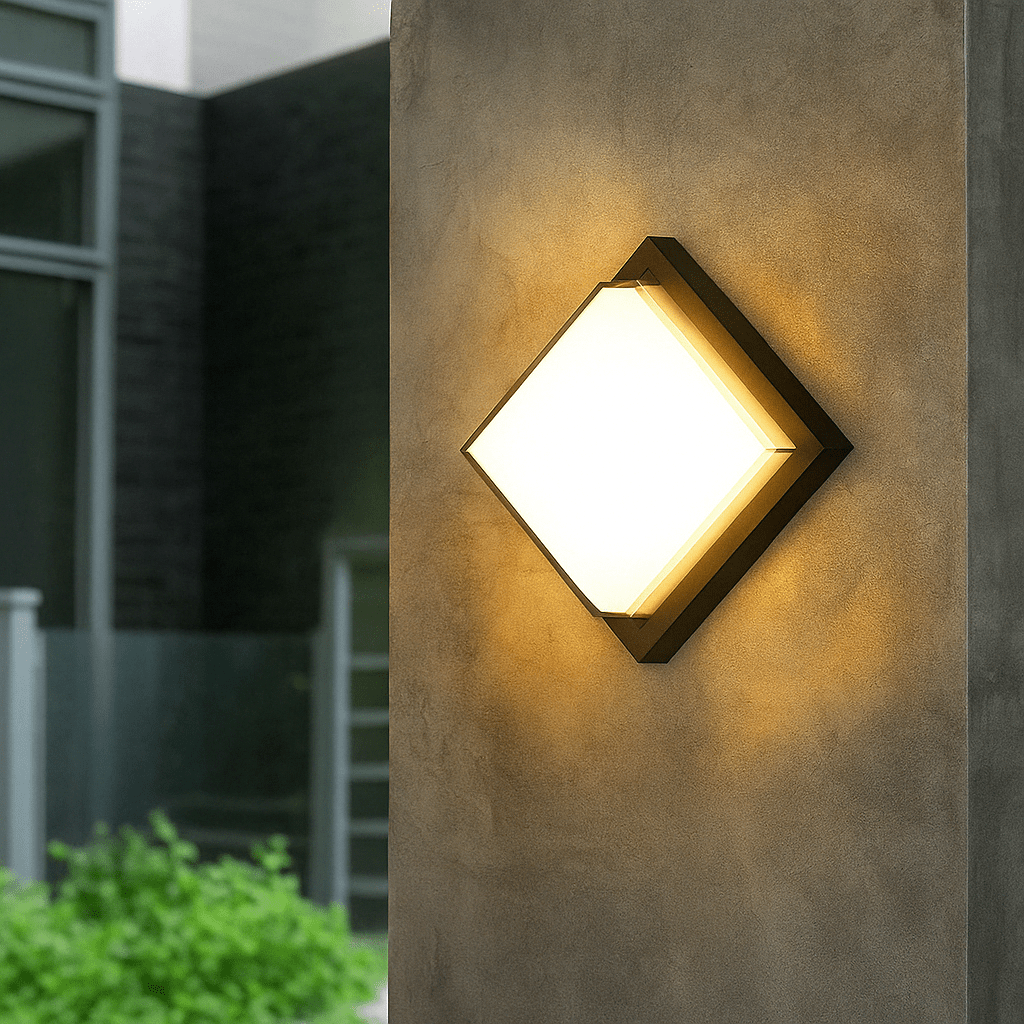 Verthara LED Outdoor Wall Light PIR Motion Sensor Model E / Warm White