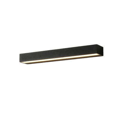 Verthara LED Outdoor Wall Lights - Waterproof Aluminum Sconces for Porch, Patio, and Garage - Modern Exterior Wall Lanterns Warm White 3000k / Black 50cm