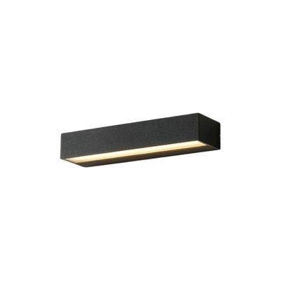 Verthara LED Outdoor Wall Lights - Waterproof Aluminum Sconces for Porch, Patio, and Garage - Modern Exterior Wall Lanterns Warm White 3000k / Black 30cm