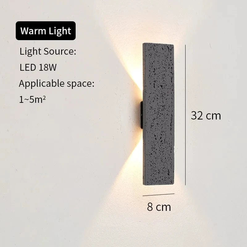 Verthara LED Outdoor Wall Lights – Waterproof Aluminum Wall Lantern for Patio, Porch, and Garage