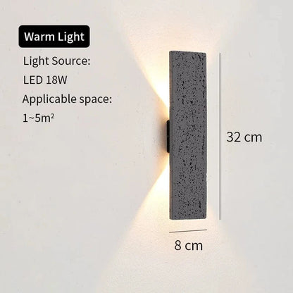 Verthara LED Outdoor Wall Lights – Waterproof Aluminum Wall Lantern for Patio, Porch, and Garage