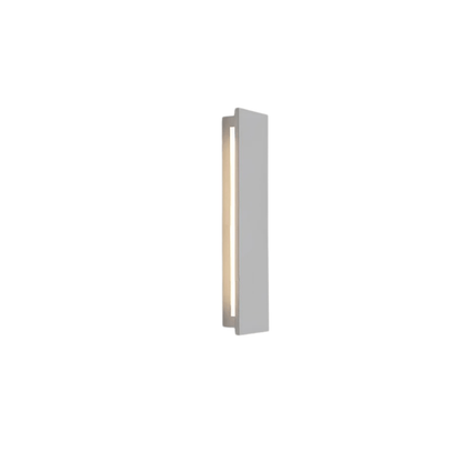 Verthara LED Outdoor Wall Sconce - Wall-Mounted - Waterproof - Adjustable Colour Temperature - Cement and Acrylic - Ideal for Garden and Porch Lighting cool white / grey