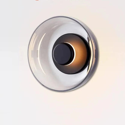 Verthara LED Wall Lamp With Glass Shade - Modern Design - Warm White Light - Iron Construction - Indoor Wall Lights - Decorative Sconces Warm white / Smoke Gray