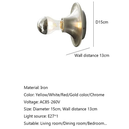 Verthara LED Wall Light – Wall-Mounted Decorative Fixture – Nordic Design - Warm White - Indoor Use - Energy-Efficient - Durable Metal and Acrylic