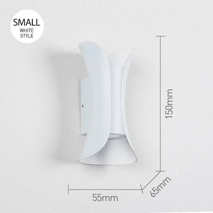 Verthara LED Wall Light With Modern Design – Waterproof - Adjustable Colour Temperature - Aluminium - Indoor/Outdoor Use