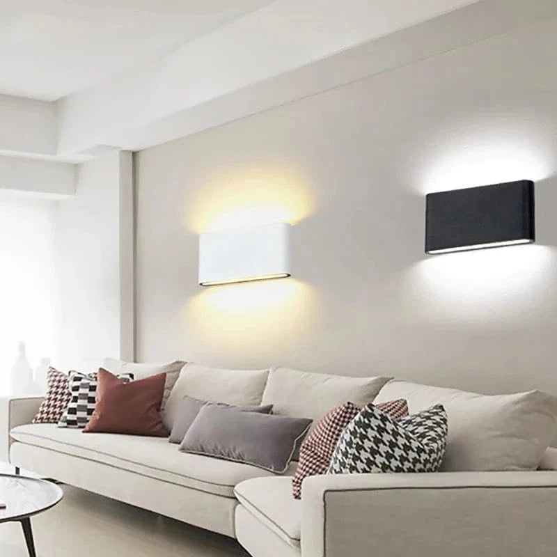 Verthara LED Wall Light With Up/Down Mount – Waterproof - Adjustable Colour Temperature - Aluminium - Modern Design - Indoor/Outdoor Use