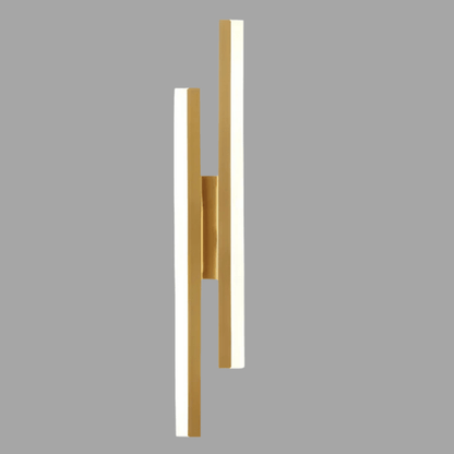 Verthara LED Wall Sconce With Acrylic Lampshade – Indoor Wall Light - Modern Copper Design - Adjustable Colour Temperature - Gold/Black Finish Tri-color / Gold right