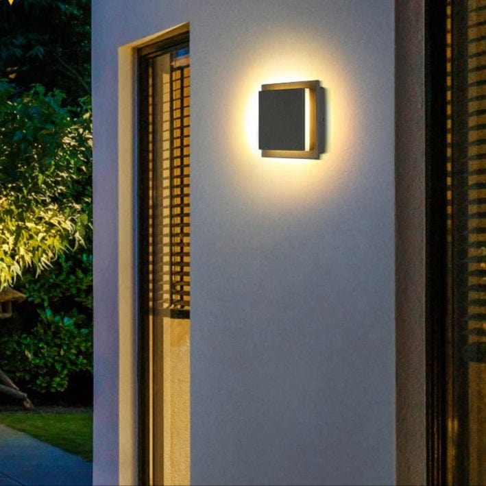 Verthara LED Waterproof Outdoor Wall Lamp with 360° Rotation – Modern Exterior Wall Light for Gardens and Doorways