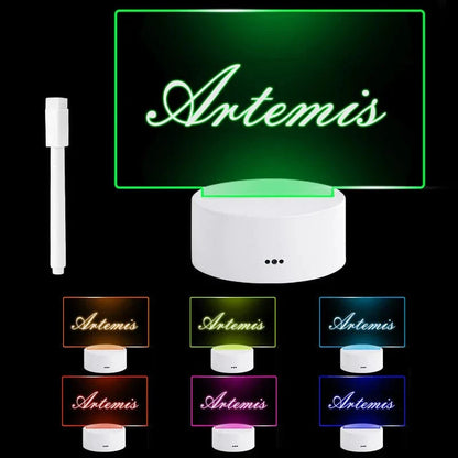 Verthara Lighted Message Board Blank Horizontal - With 7 Colours