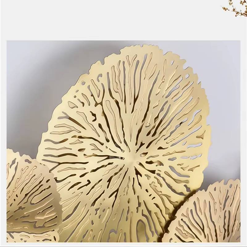 Verthara Lotus Leaf Wall Sconce Lighting – Industrial Retro Wall Lamp in Antique Bronze for Bedroom and Living Room