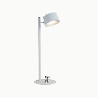 Verthara Magnetic Mount LED Desk Lamp – Rechargeable - Rotatable - Minimalist - Modern Indoor Lighting - Ideal For Work And Study White