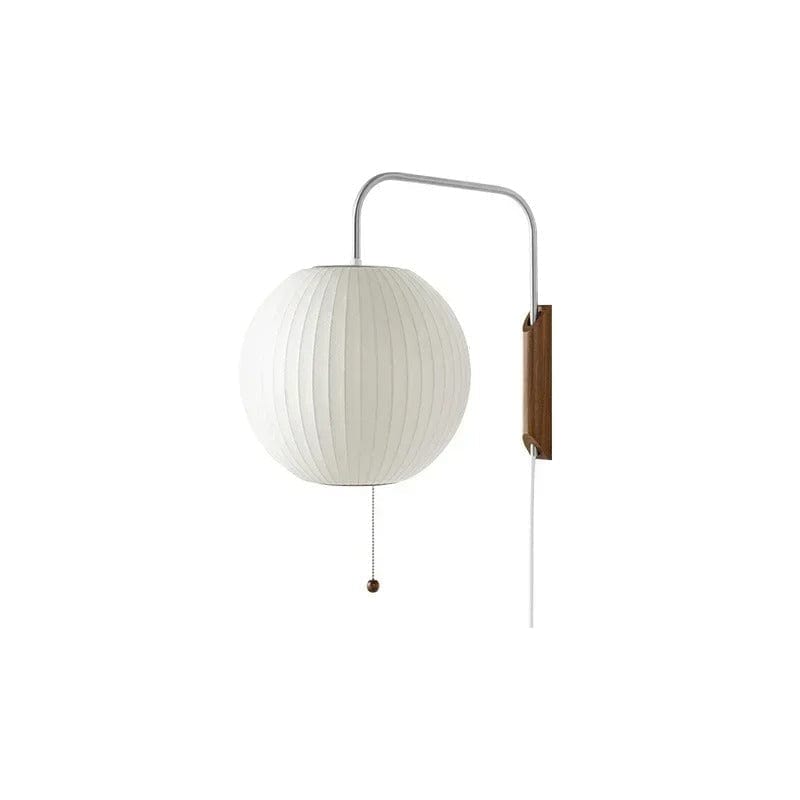 Verthara Minimalist Wall Sconce Lighting, Elegant Silk Wall Lamp with LED E27 for Living Room and Bedroom – Modern Flying Saucer Design C