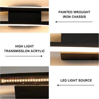 Verthara Modern 16W LED Wall Lamp – Minimalist Indoor Wall Light for Bedroom, Hallway, and Dining Room Sconce
