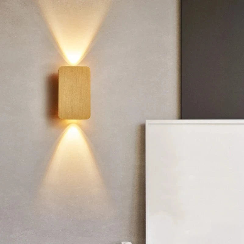 Verthara Modern 6W LED Wall Lamp - Double Head