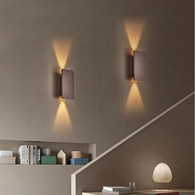 Verthara Modern 6W LED Wall Lamp - Double Head