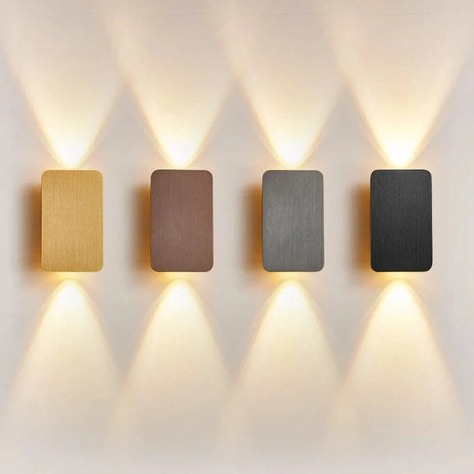 Verthara Modern 6W LED Wall Lamp - Double Head