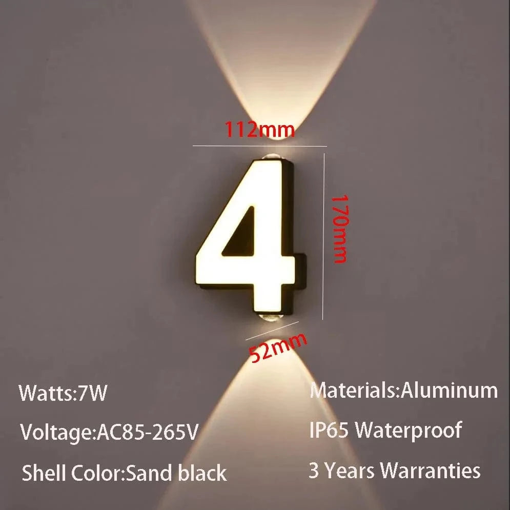 Verthara Modern 7W LED Wall Lamp with IP65 Waterproof Rating for Indoor and Outdoor Use – Energy Efficient Minimalist Design 4